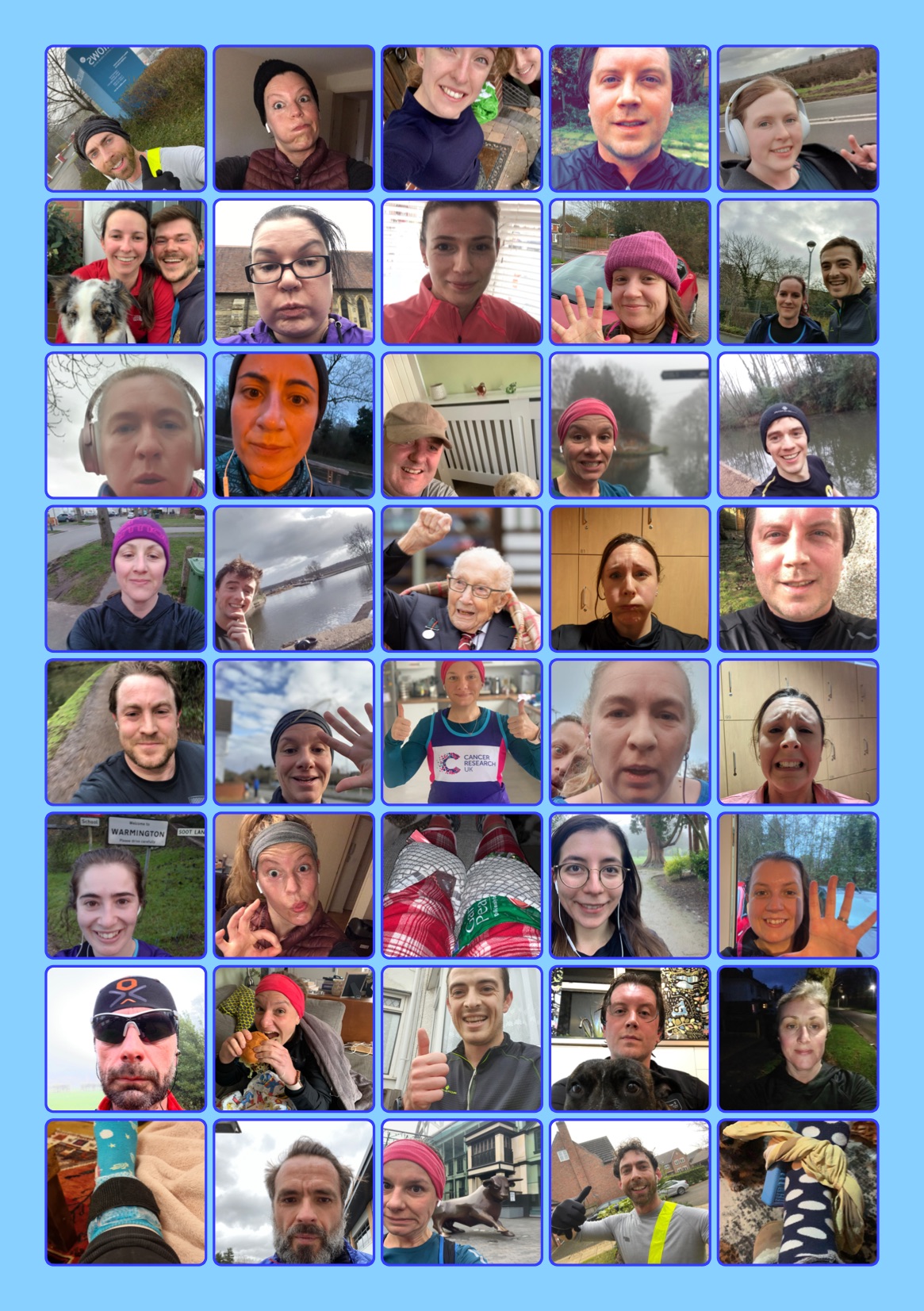 OUR TEAM PUT THEIR BEST FEET FORWARD IN MEMORY OF CAPTAIN TOM – AND RAISE THOUSANDS FOR CANCER RESEARCH