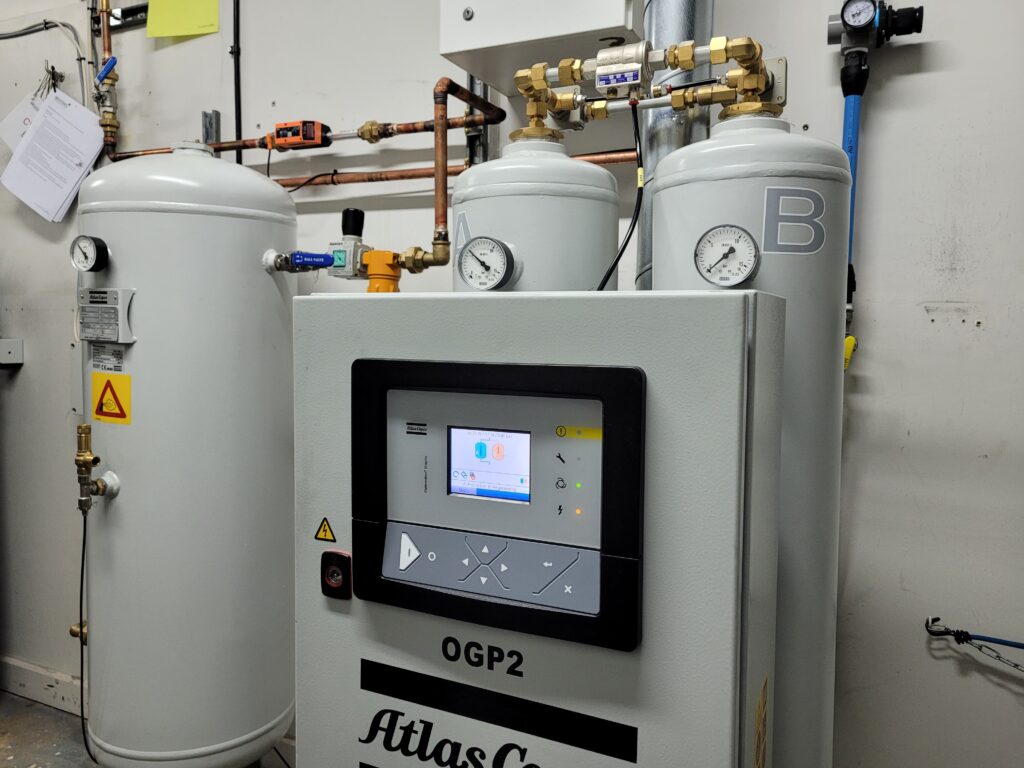 An image of an Atlas Copco Oxygen Generator